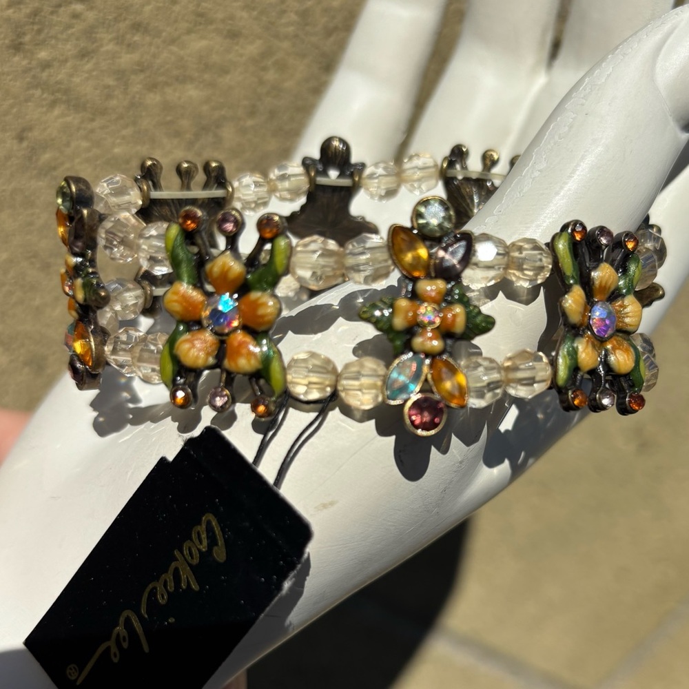 Cookie Lee Genuine Crystal Bracelet - Multicolor